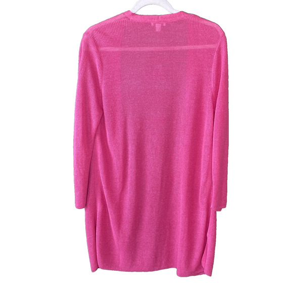 J Jill Sweater Womens Meidum NEW Linen Rayon Casual Knit Cardigan Office Career - Picture 2 of 9